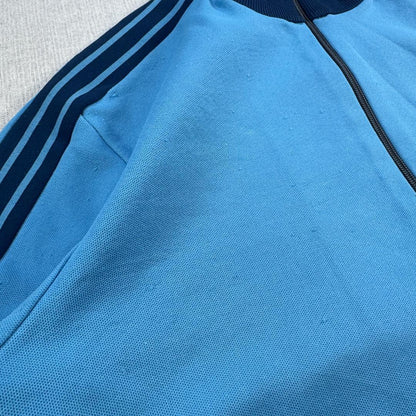 70s 西ドイツ製 アディダス adidas トラックジャケット 水色 1号 ad-u-2505-057