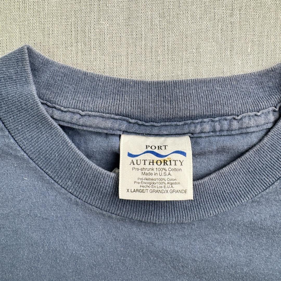 90s USA製 Tシャツ ビール カエル 青 XL プロモT a-u-2505-031