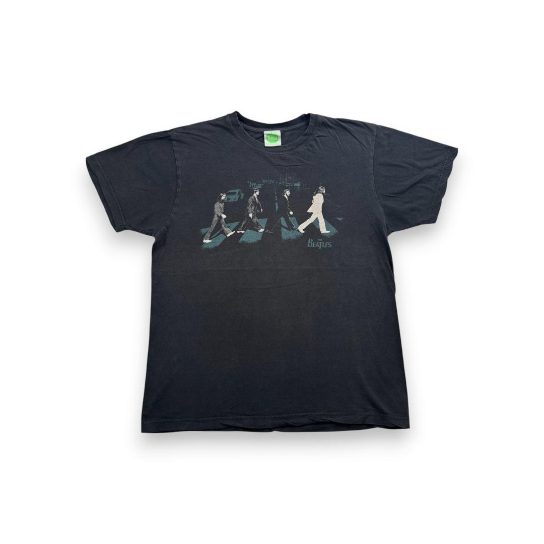 THE BEATLES ビートルズ ABBEY ROAD バンドTシャツ 黒 ba-u-2505-088