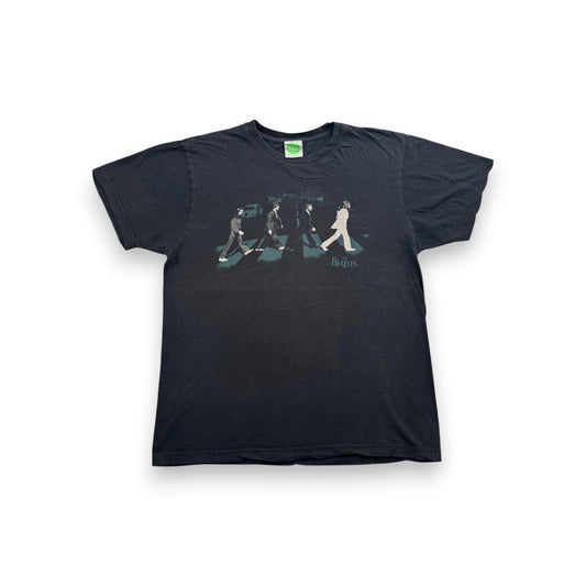 THE BEATLES ビートルズ ABBEY ROAD バンドTシャツ 黒 ba-u-2505-088