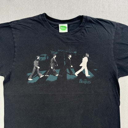 THE BEATLES ビートルズ ABBEY ROAD バンドTシャツ 黒 ba-u-2505-088
