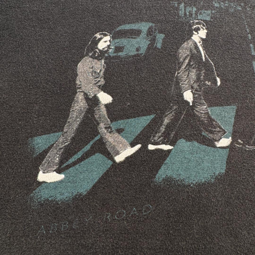 THE BEATLES ビートルズ ABBEY ROAD バンドTシャツ 黒 ba-u-2505-088