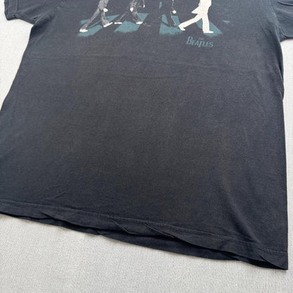 THE BEATLES ビートルズ ABBEY ROAD バンドTシャツ 黒 ba-u-2505-088