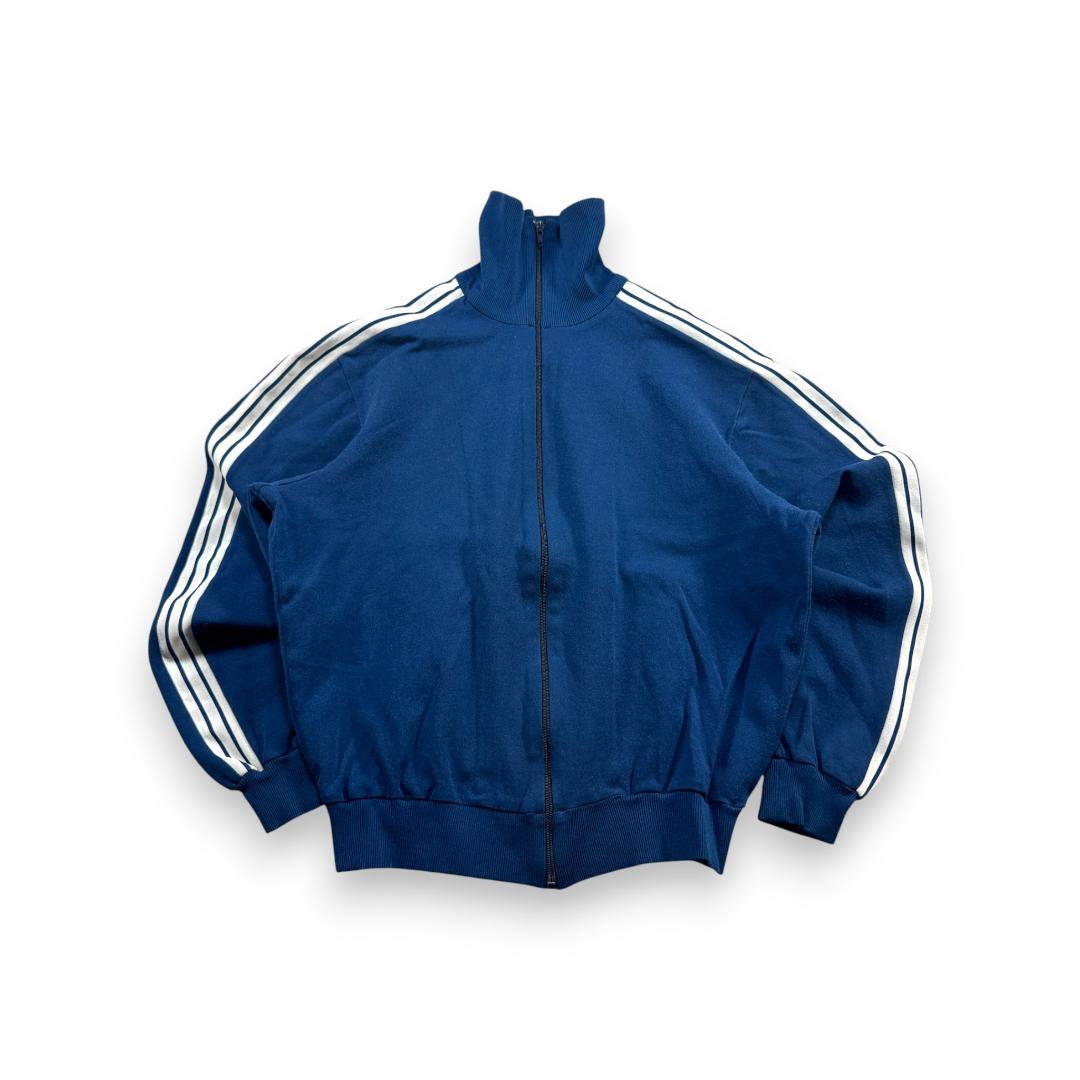 70s 西ドイツ製 アディダス adidas トラックジャケット ネイビー 3号 ad-u-2505-069
