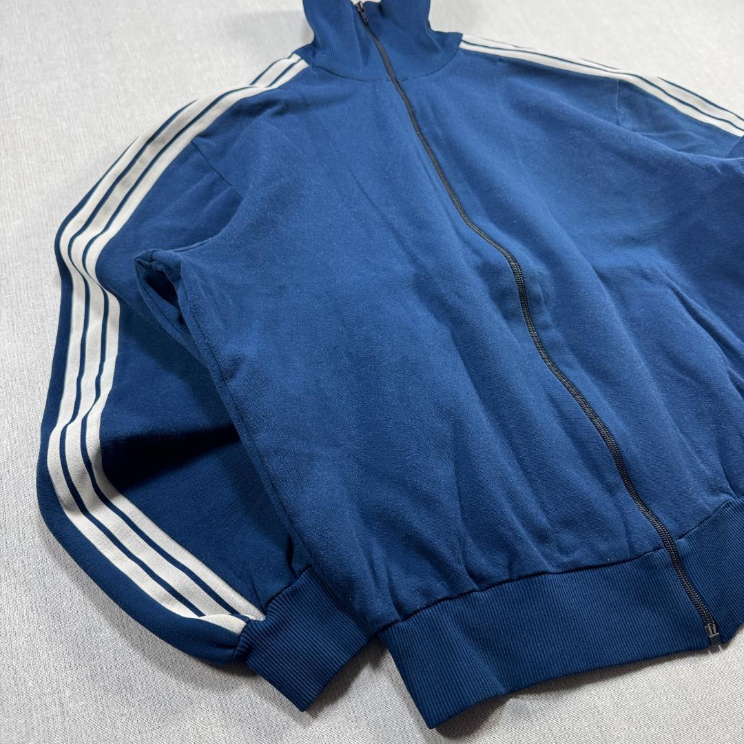 70s 西ドイツ製 アディダス adidas トラックジャケット ネイビー 3号 ad-u-2505-069