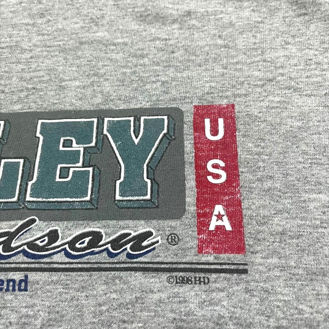 ハーレーダビッドソン  グレー ノースリーブ USA製 XL co-u-2505-028