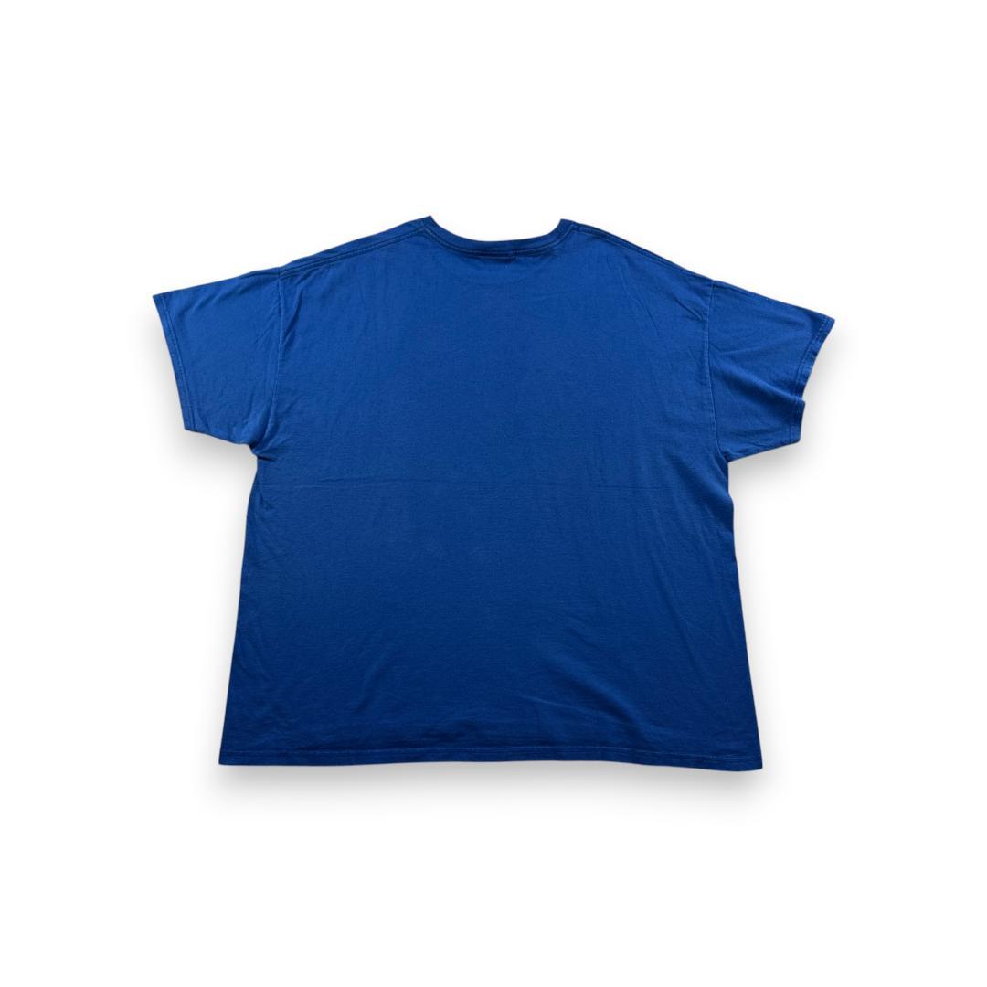 00s ディズニー Tシャツ 青 ロゴ ミッキー ティガー d-000029
