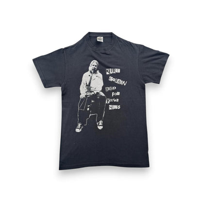 00s kurt cobain カートコバーン NIRVANA 黒 ba-u-2505-107