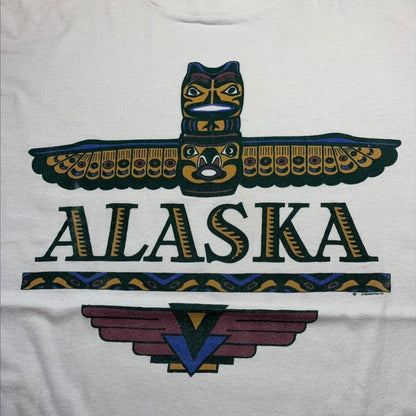 90s USA製 アラスカ インディアン シングルステッチ o-000026