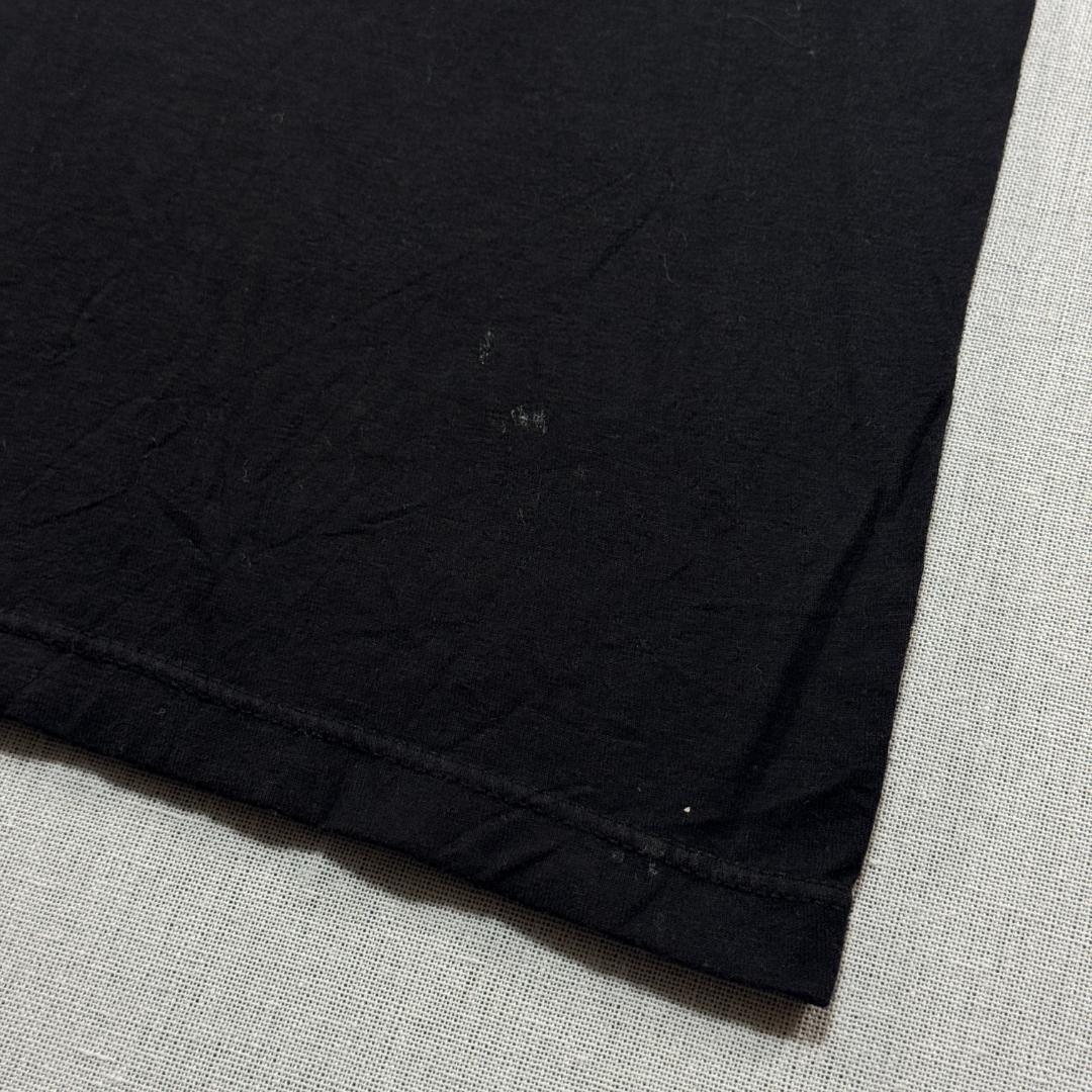 00s ミッキー ディズニー Tシャツ パークタグ L 黒 d-000034