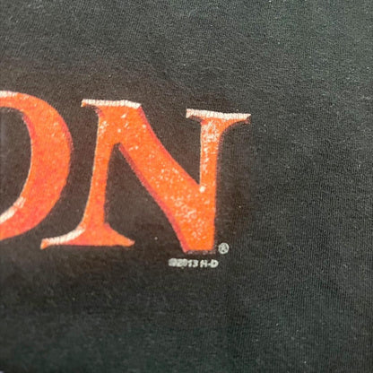 ハーレーダビッドソン ドクロ 黒 Tシャツ co-u-2505-027