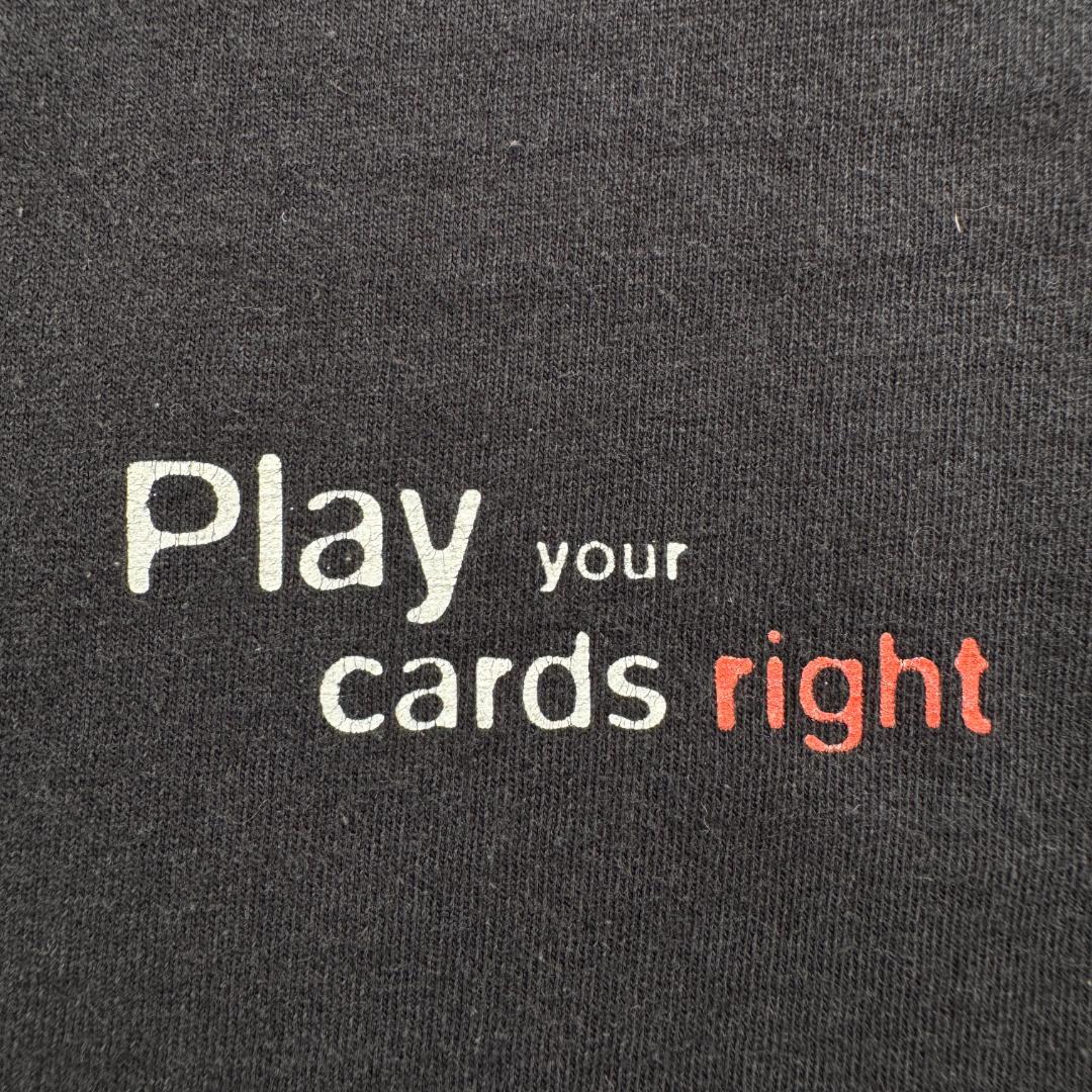 90s 00s カードゲーム ゲームT Tシャツ play your ch-u-2505-016
