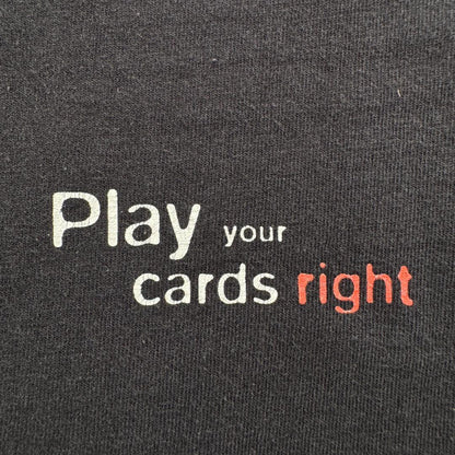 90s 00s カードゲーム ゲームT Tシャツ play your ch-u-2505-016