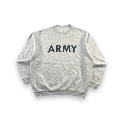 90s US ARMY USA製 スウェット トレーナー グレー L リバース sw-2603-002