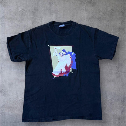 00s ダンスフェスティバル アートT 黒 L ヘインズ z-000021