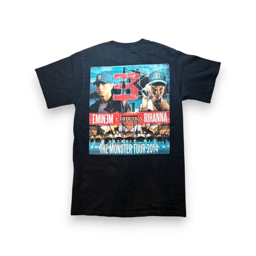 エミネム EMINEM x リアーナ 2014 ツアー Ｔシャツ バンT ba-u-2505-017