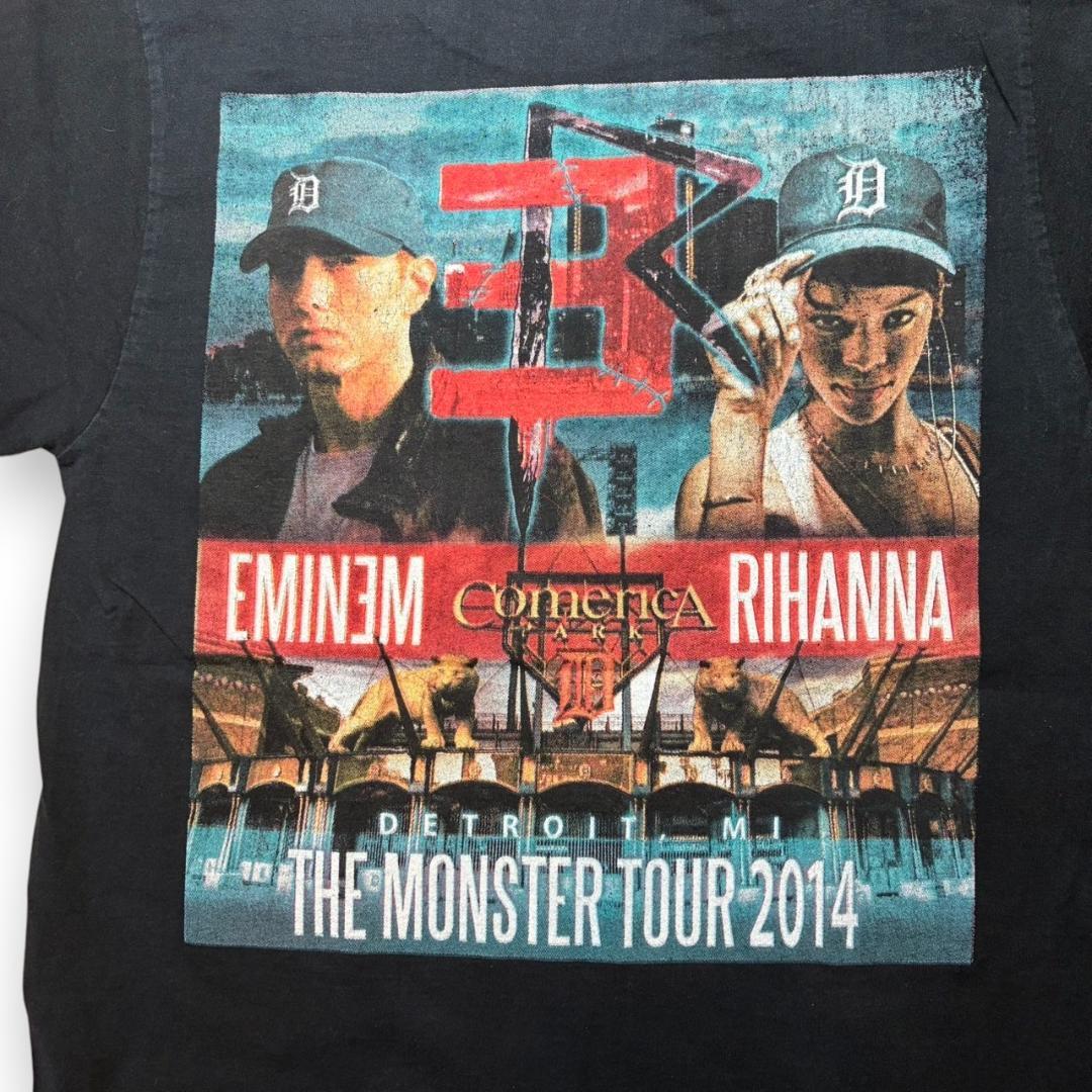 エミネム EMINEM x リアーナ 2014 ツアー Ｔシャツ バンT ba-u-2505-017