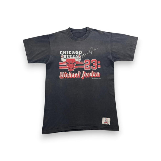 80s 90s マイケルジョーダン Tシャツ シカゴブルズ 黒 br-x-2505-004