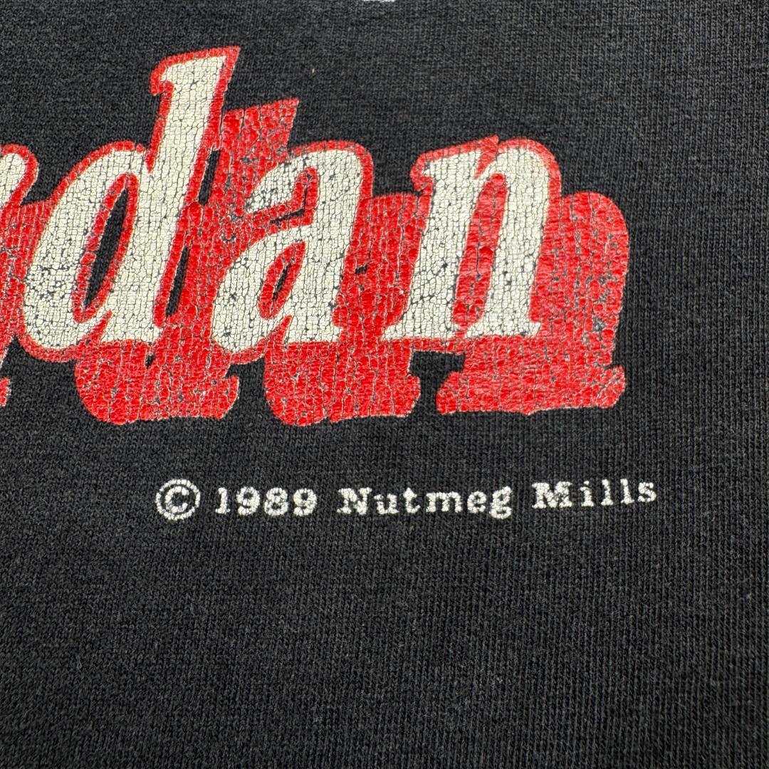 80s 90s マイケルジョーダン Tシャツ シカゴブルズ 黒 br-x-2505-004