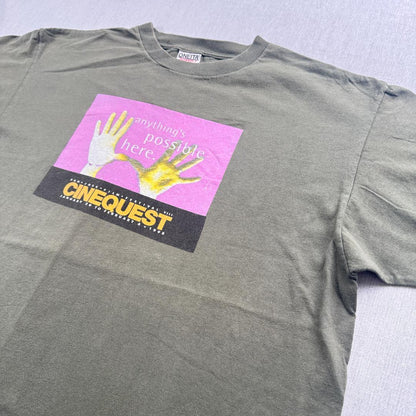 90s Tシャツ アートT 映画祭 ムービー CINEQUEST a-u-2505-051