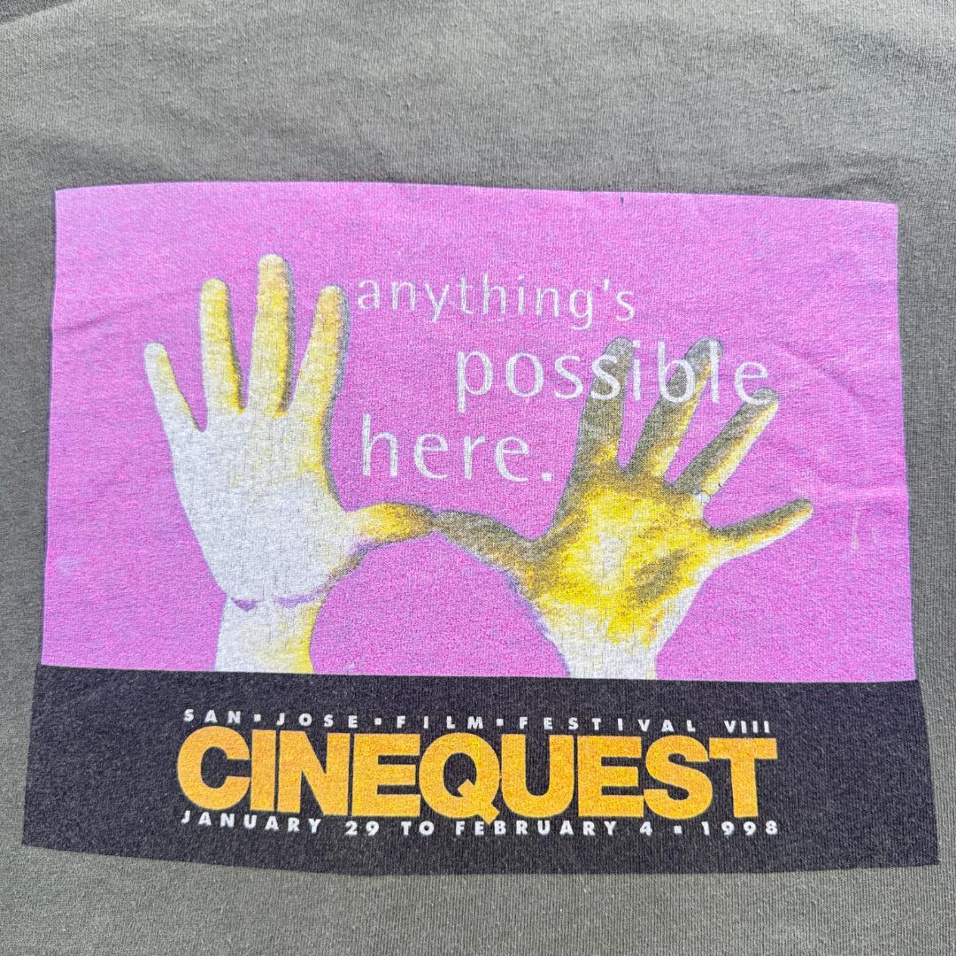 90s Tシャツ アートT 映画祭 ムービー CINEQUEST a-u-2505-051