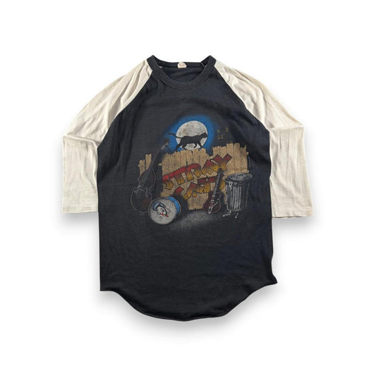 80s stray cats 1983 長袖 ラグラン Tシャツ L ba-000008