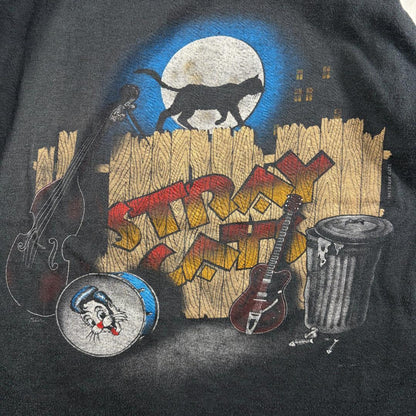 80s stray cats 1983 長袖 ラグラン Tシャツ L ba-000008