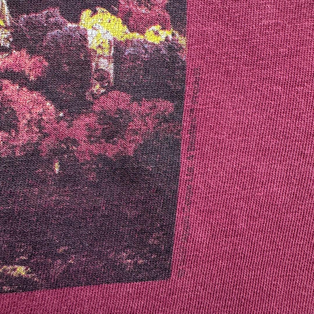 90s The Beatles ビートルズ Tシャツ えんじ L ba-t-2505-008