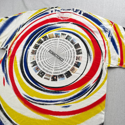00s ローリングストーンズ 総柄 Tシャツ バンT 白 XL ba-t-2505-037