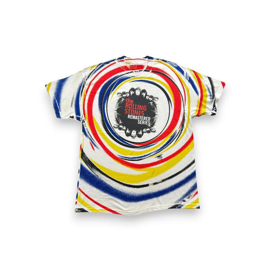 00s ローリングストーンズ 総柄 Tシャツ バンT 白 XL ba-t-2505-037