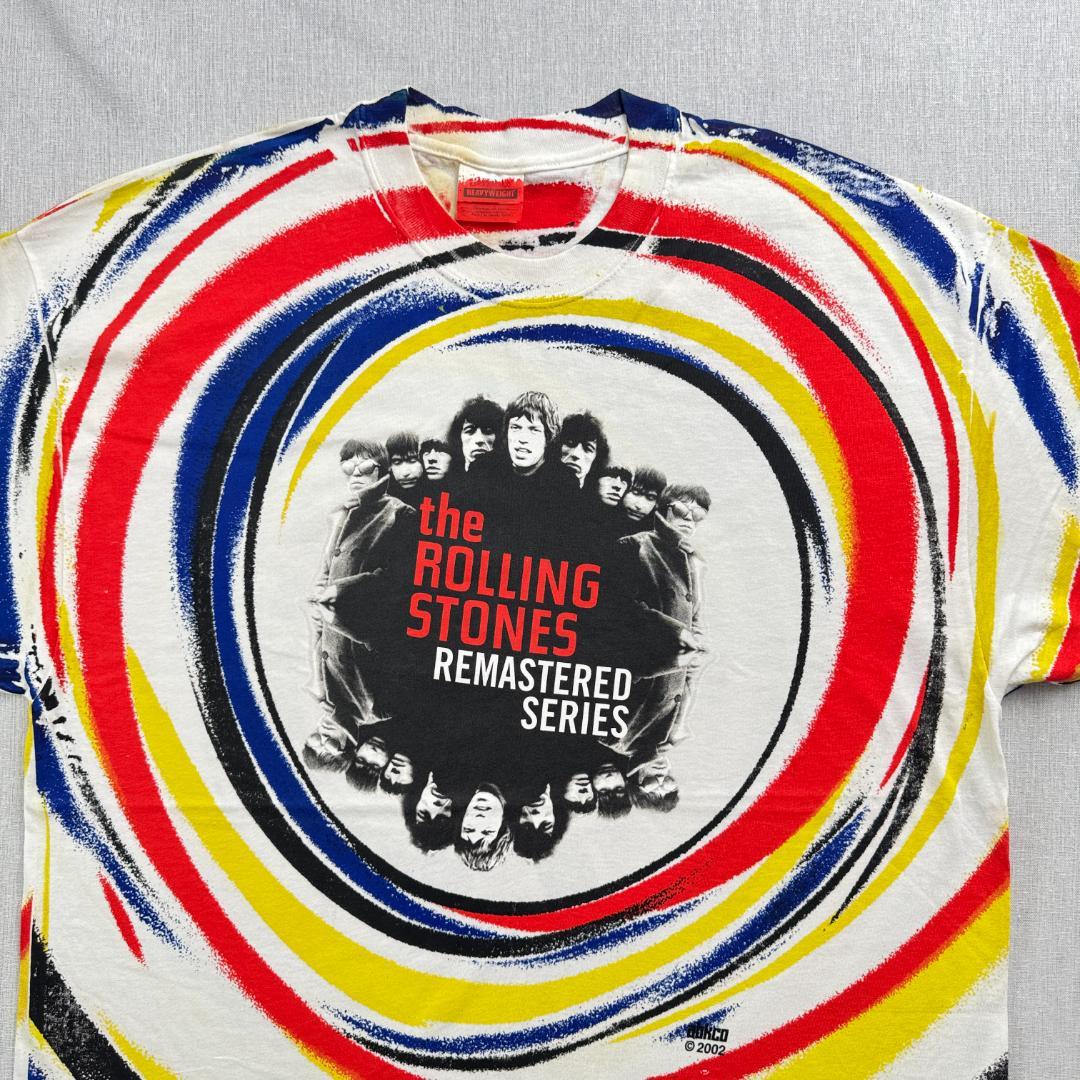 00s ローリングストーンズ 総柄 Tシャツ バンT 白 XL ba-t-2505-037