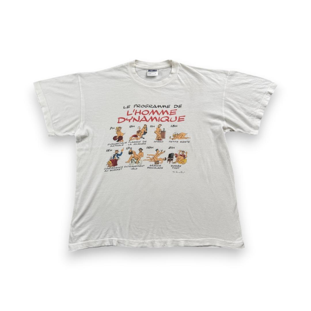 00s エロT Tシャツ 48手 アートT 白 XL a-u-2505-093