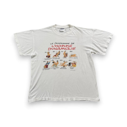00s エロT Tシャツ 48手 アートT 白 XL a-u-2505-093