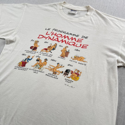 00s エロT Tシャツ 48手 アートT 白 XL a-u-2505-093