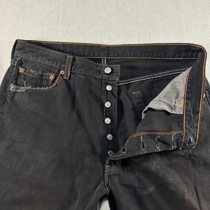 501 ブラックデニム 後染め メキシコ製 W38 647 in-000014