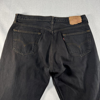 501 ブラックデニム 後染め メキシコ製 W38 647 in-000014