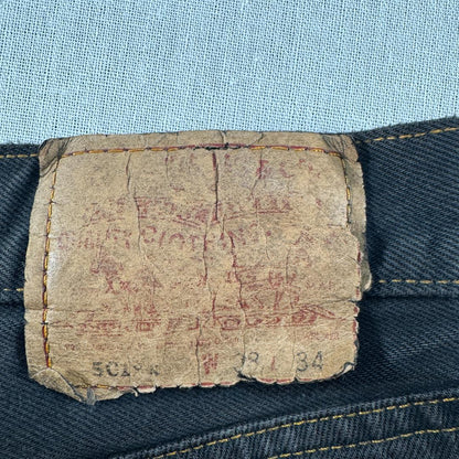 501 ブラックデニム 後染め メキシコ製 W38 647 in-000014