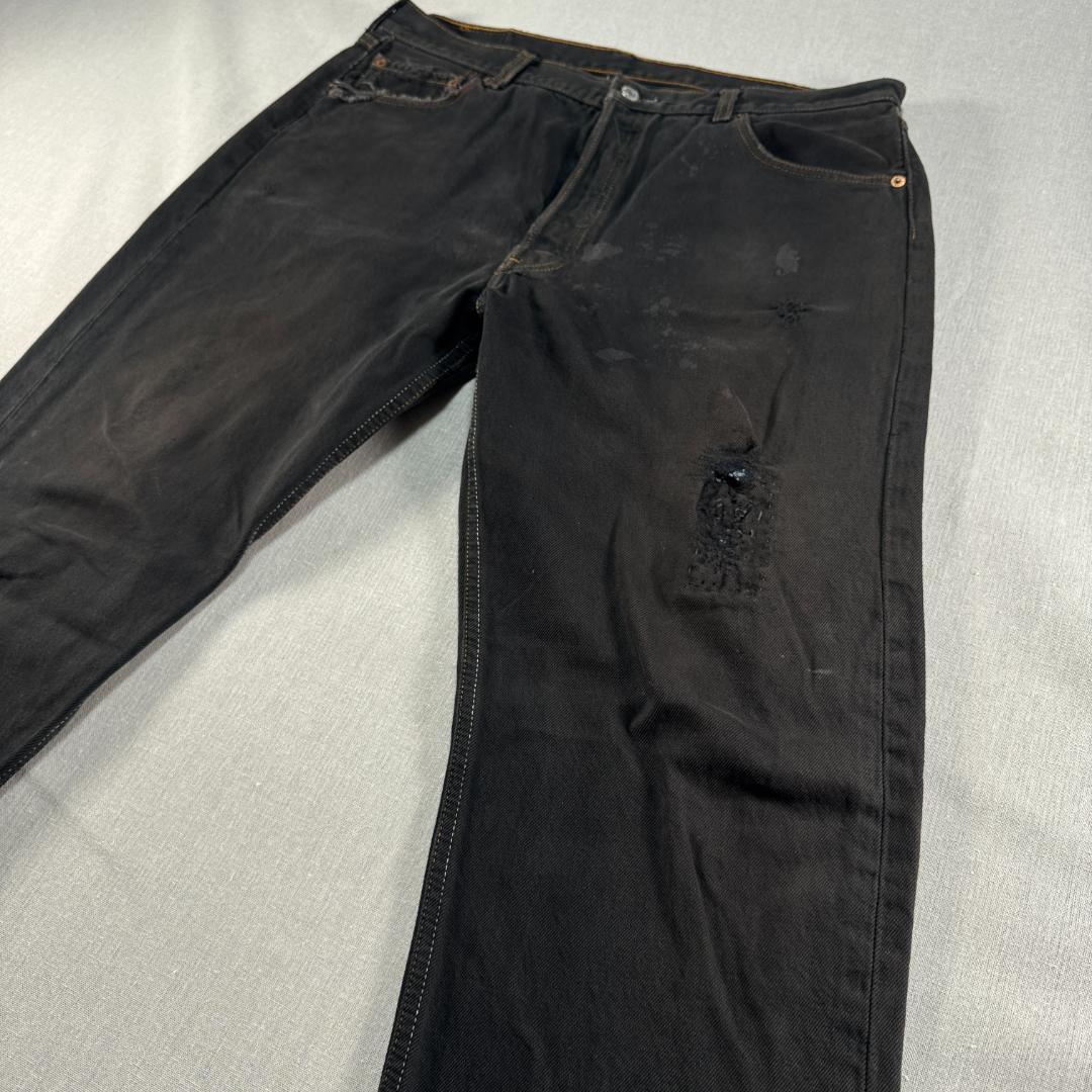 501 ブラックデニム 後染め メキシコ製 W38 647 in-000014