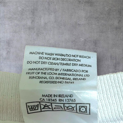 90s フルーツオブザルーム ロゴT 白 2XL USA製 co-000050