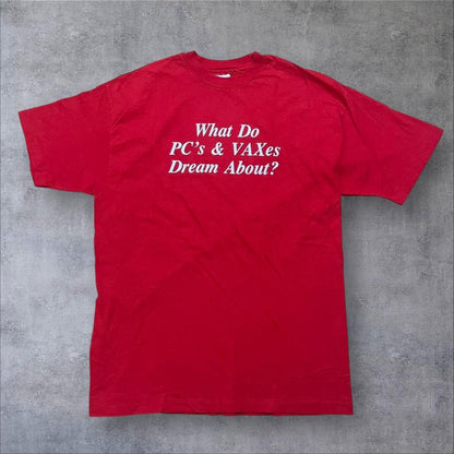 90s 企業T PC IT系 USA製 apple風 赤 co-u-2505-023