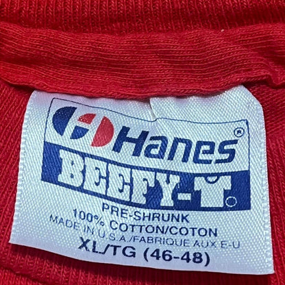 90s 企業T PC IT系 USA製 apple風 赤 co-u-2505-023