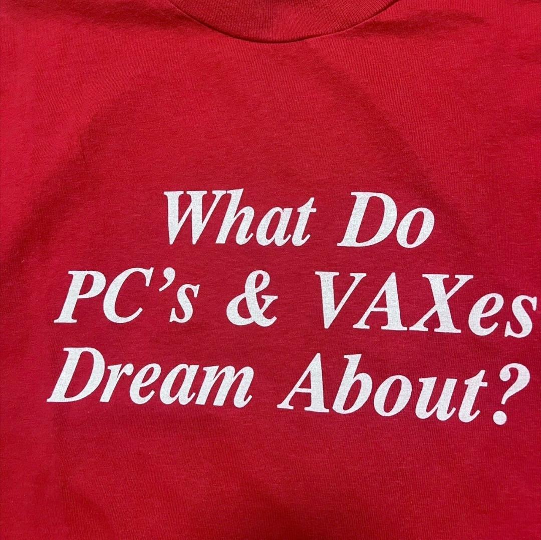 90s 企業T PC IT系 USA製 apple風 赤 co-u-2505-023