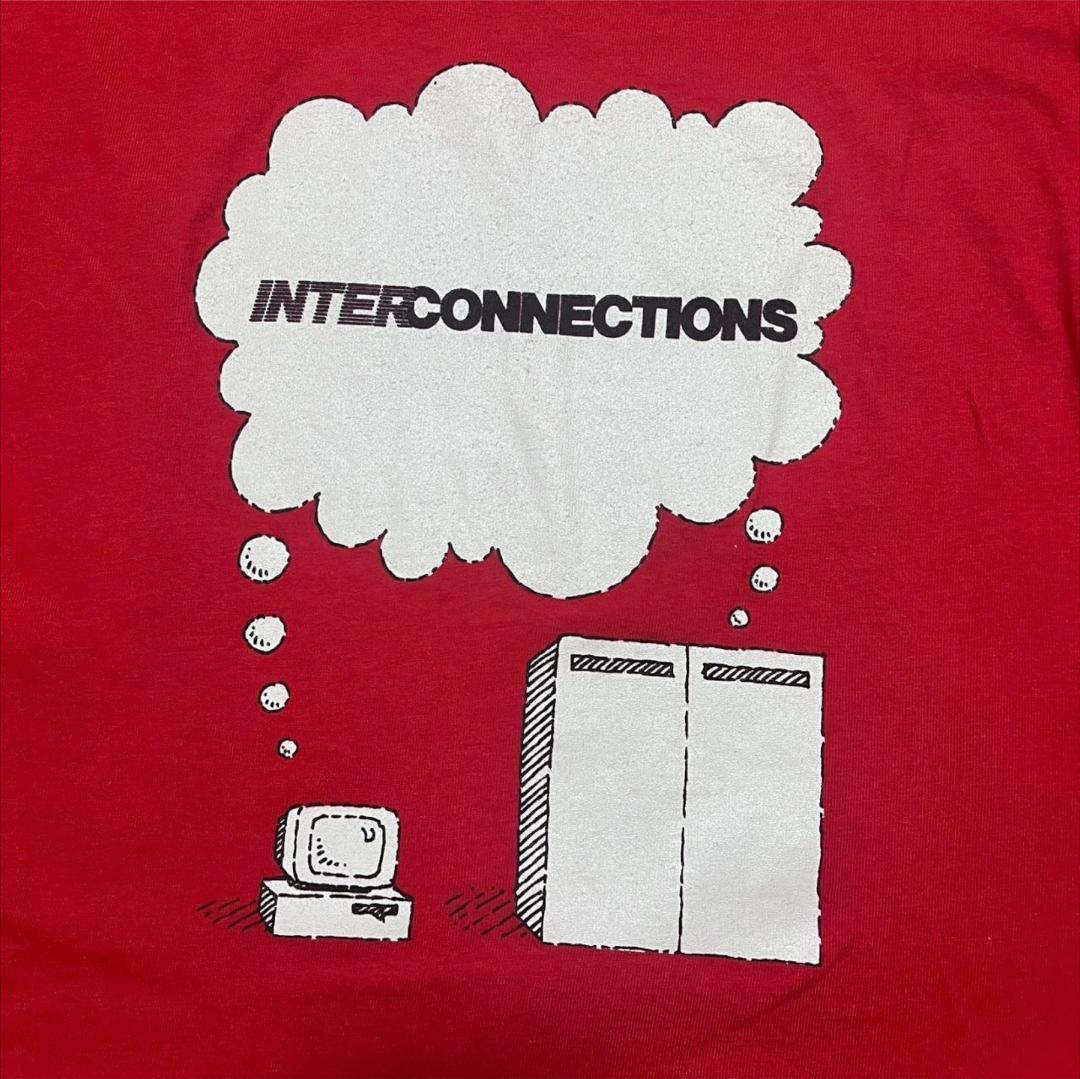 90s 企業T PC IT系 USA製 apple風 赤 co-u-2505-023