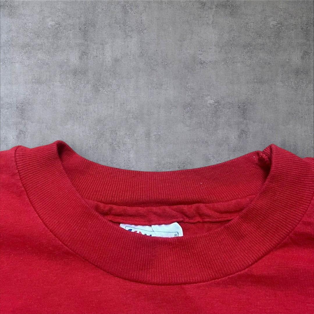 90s 企業T PC IT系 USA製 apple風 赤 co-u-2505-023