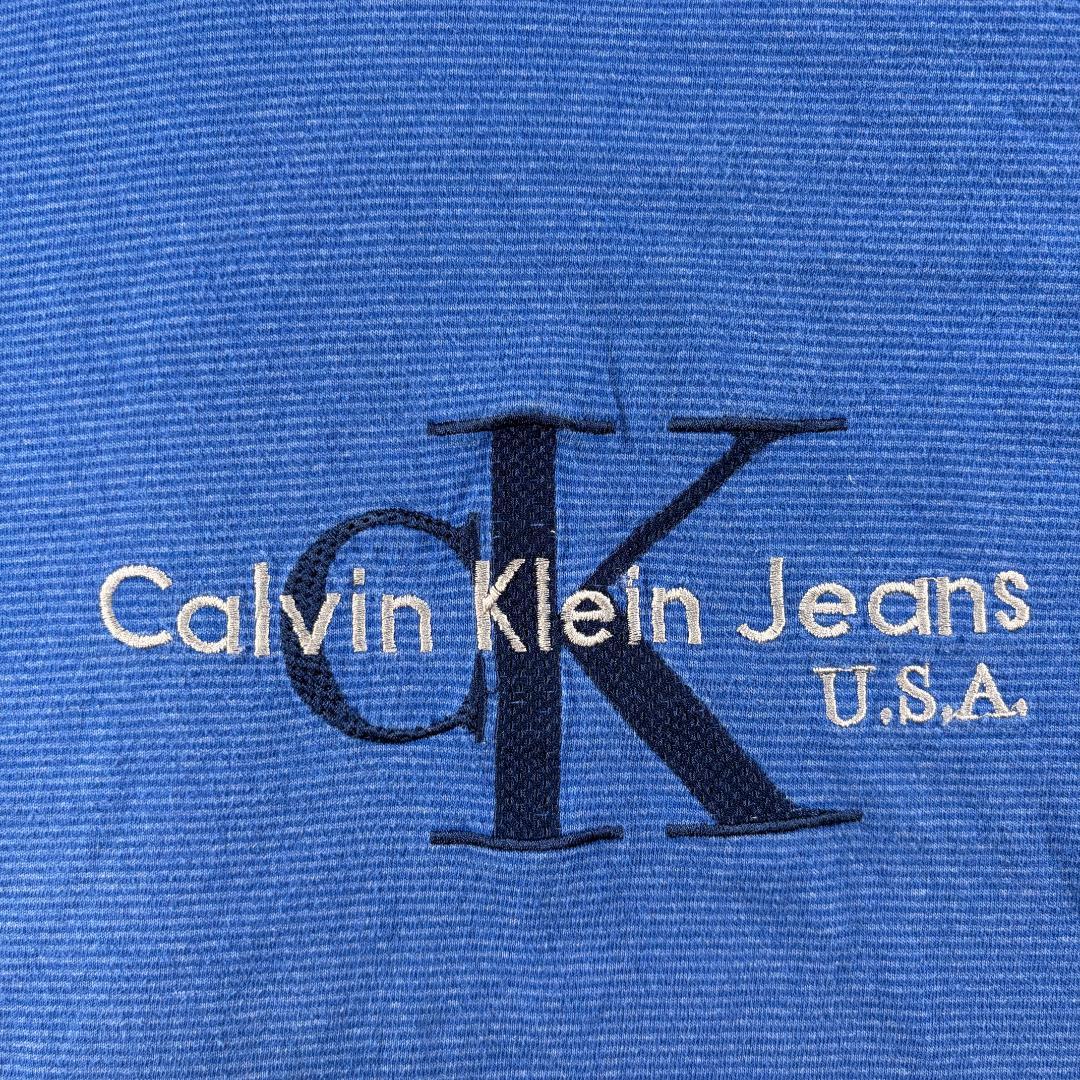90s Calvin Klein 青 ボーダー カルバンクライン br-000017