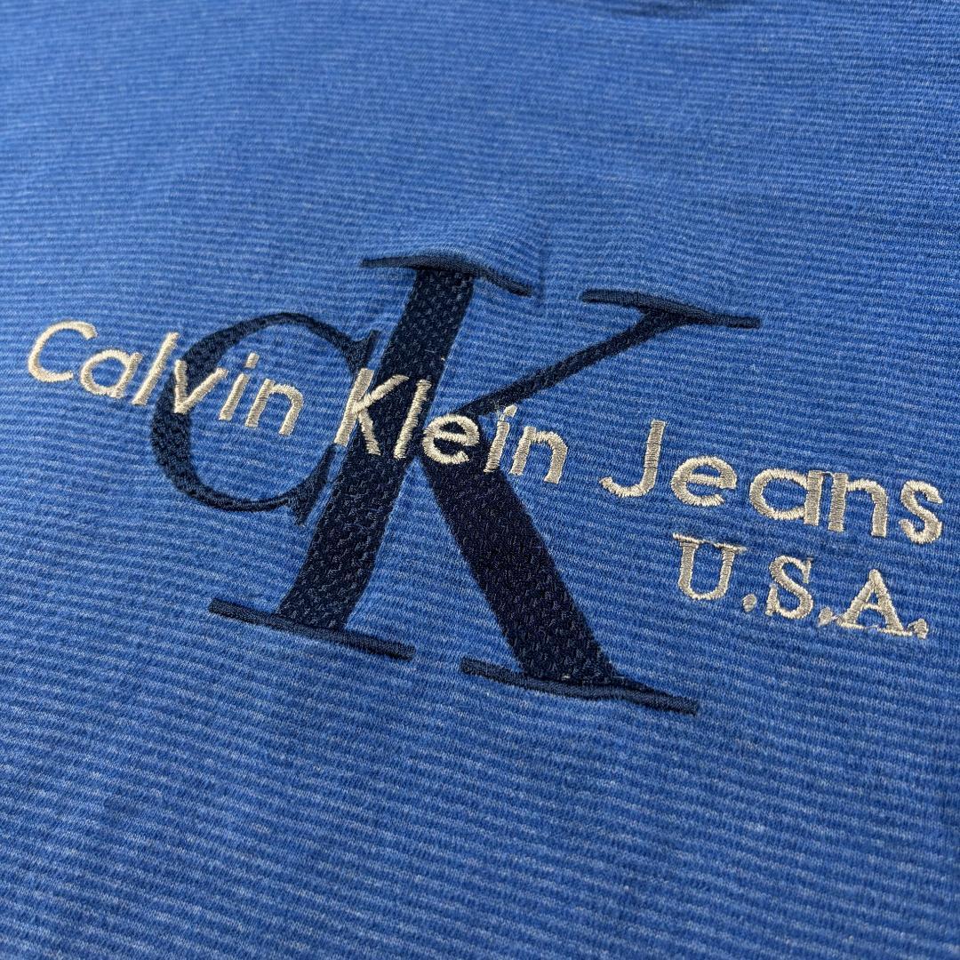 90s Calvin Klein 青 ボーダー カルバンクライン br-000017