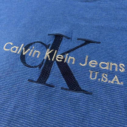 90s Calvin Klein 青 ボーダー カルバンクライン br-000017