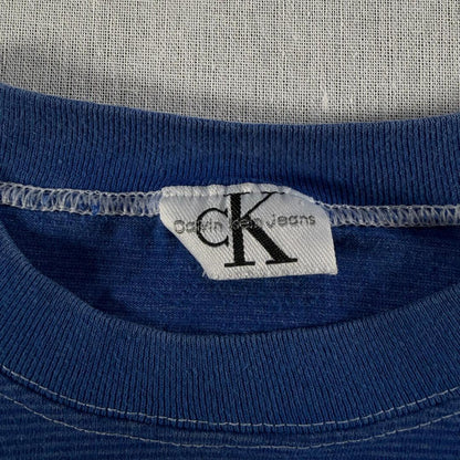 90s Calvin Klein 青 ボーダー カルバンクライン br-000017
