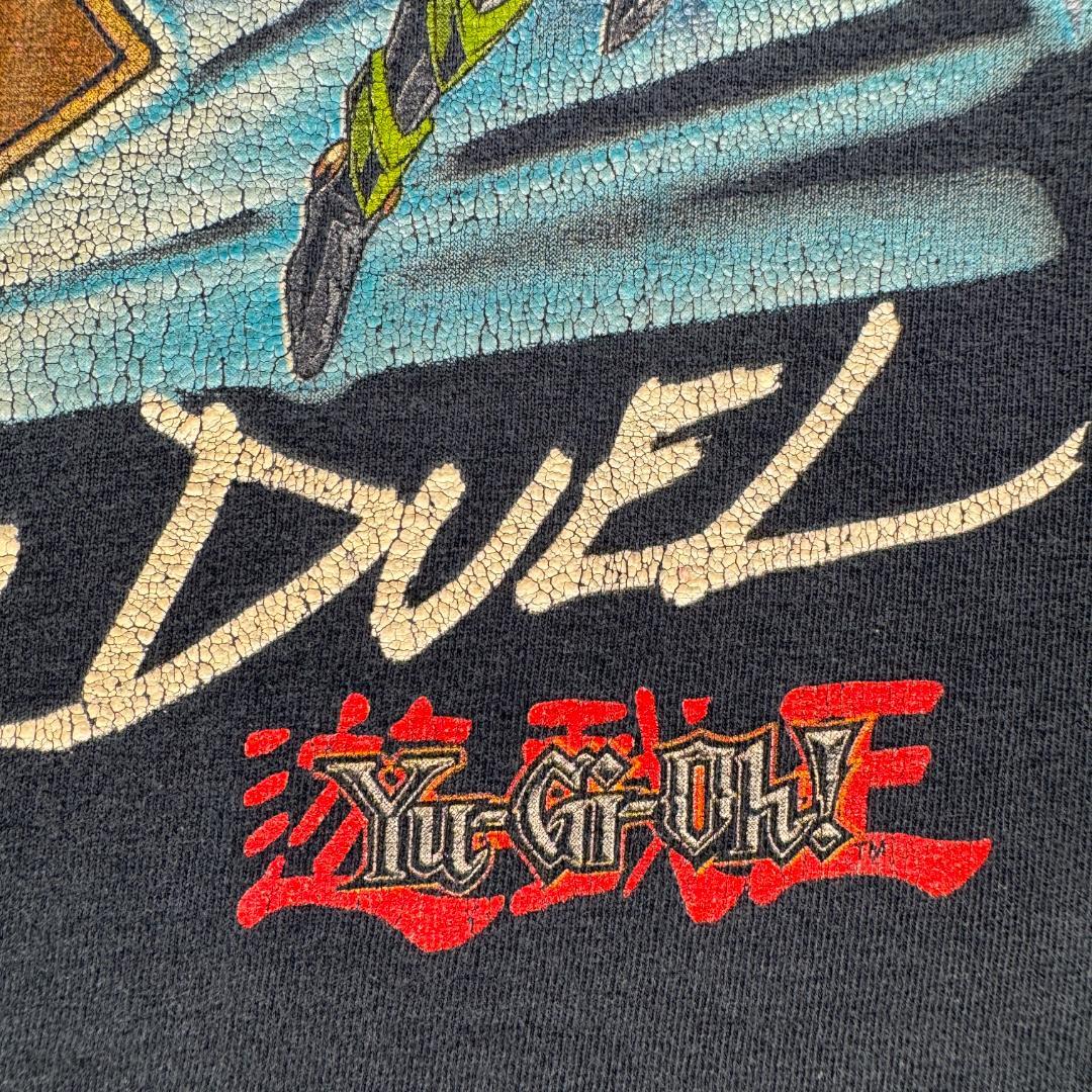 00s 遊戯王 Tシャツ ネイビー マリク 城 ch-t-2505-011