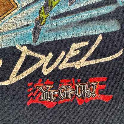 00s 遊戯王 Tシャツ ネイビー マリク 城 ch-t-2505-011